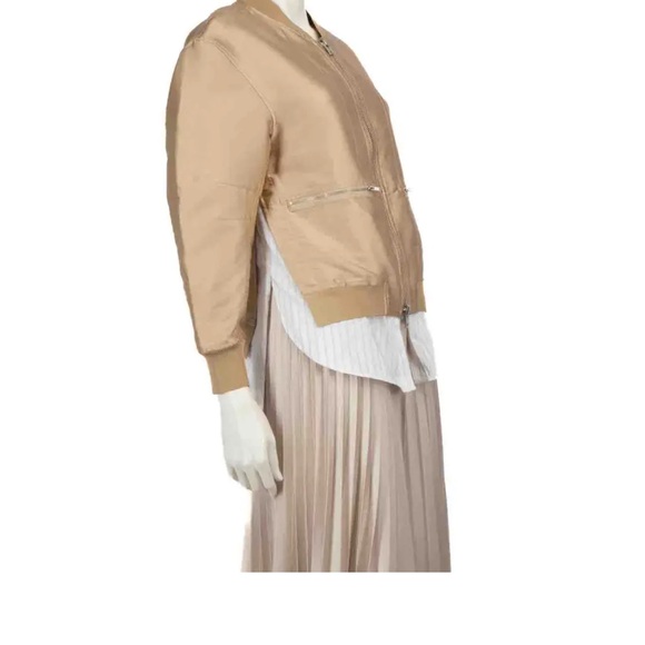 3.1 Phillip Lim - Tromp L'oeil Bomber Jacket- size 8 - Picture 15 of 16